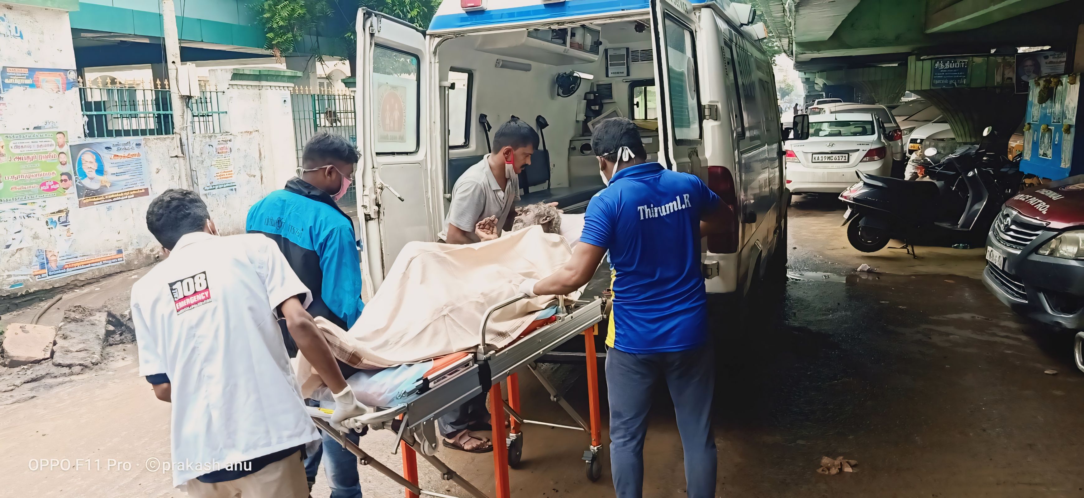 Person making a phone call